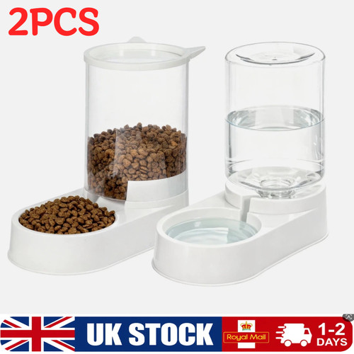 2packs automatic cat feeder - cat,