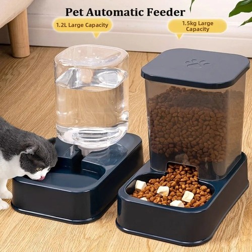 Automatic cat feeder water - cat,