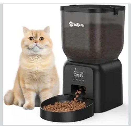 Automatic cat feeder - cat,
