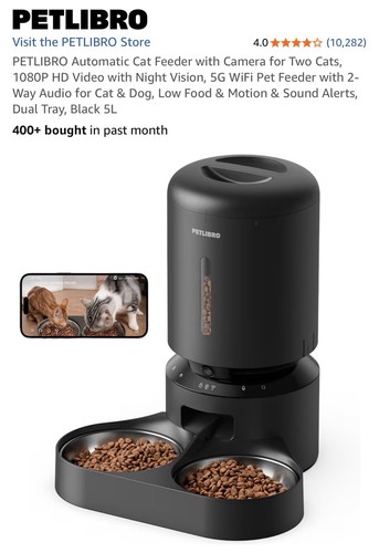 Automatic cat feeder - automatic, with