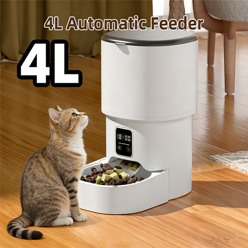 Automatic timer cat feeder - feeder, 4l