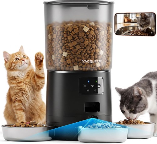 Automatic cat feeder with - cat,