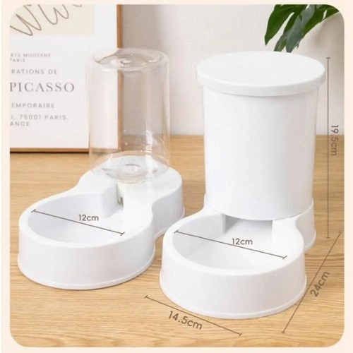 Automatic cat feeder - cat, water