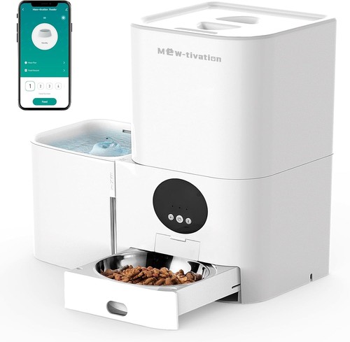 Automatic cat feeder - cat,