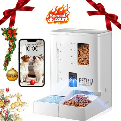 Automatic cat feeder dispenser - feeder,