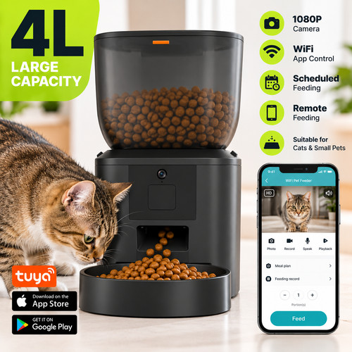 Automatic cat feeder - 4l,