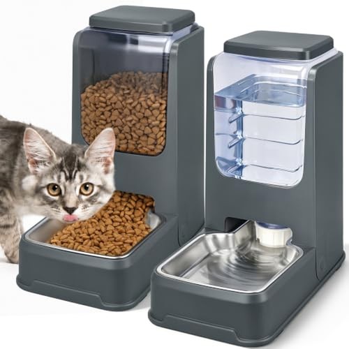 Automatic cat feeder and - automatic, water