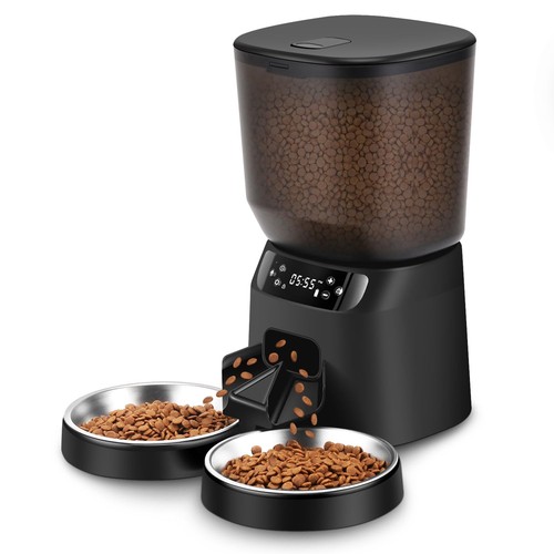 Automatic cat feeder - feeder, two