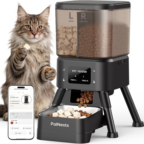 Automatic cat feeder dual - cat,