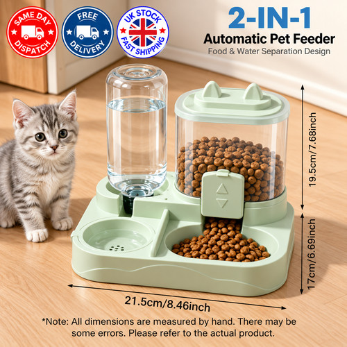 Automatic cat feeder - cat, gravity
