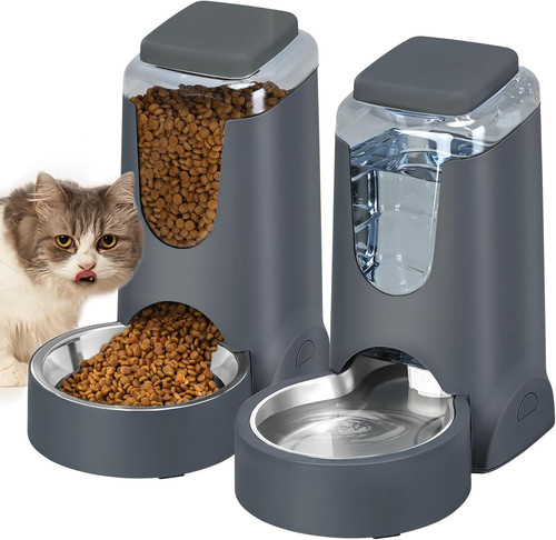 Automatic cat feeder - cat, and