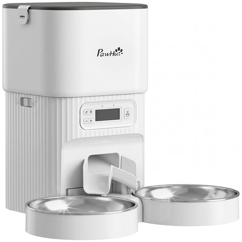 Pawhut automatic cat - 4l, feeder